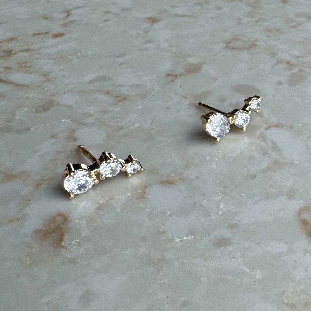 NWOT Shashi Constellation Earrings - Picture 3 of 5